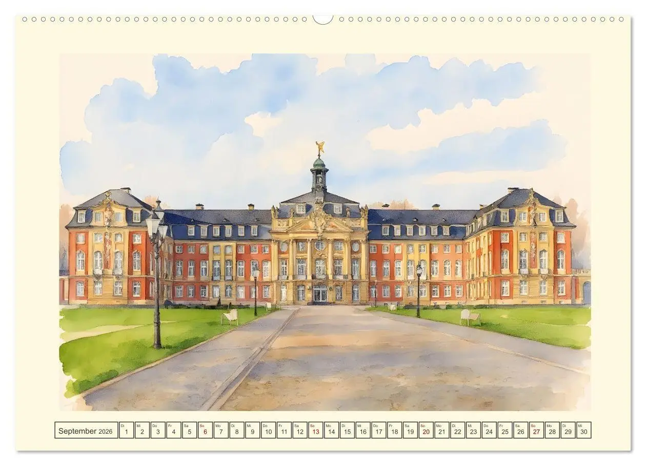 Bild: 9783516718096 | Liebenswerte Stadt Münster (hochwertiger Premium Wandkalender 2026...