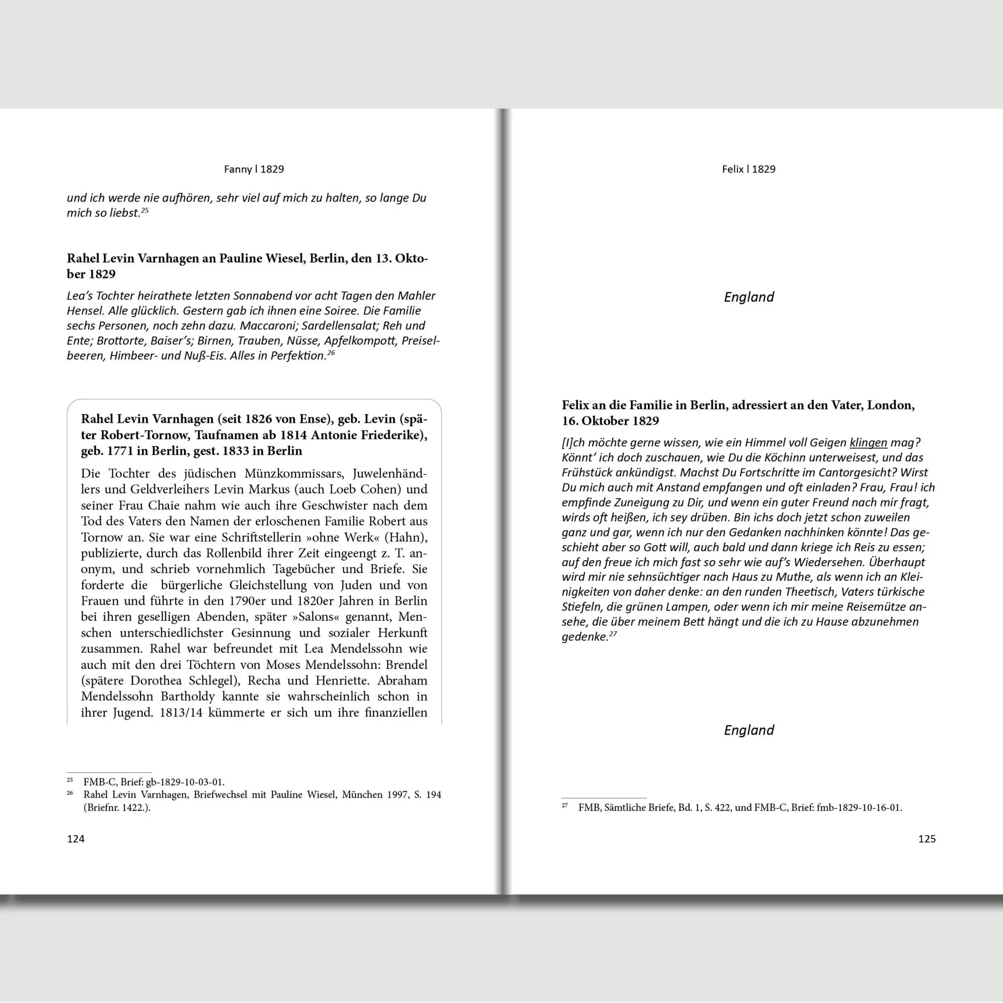 Bild: 9783758208096 | Fanny und Felix Mendelssohn: Zwei Wege | Eine biographische Montage