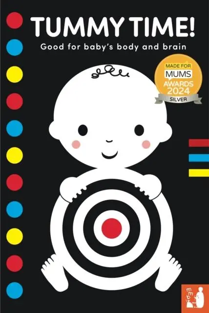 Cover: 9781838138196 | Tummy Time! | A high-contrast fold-out book with mirror for babies