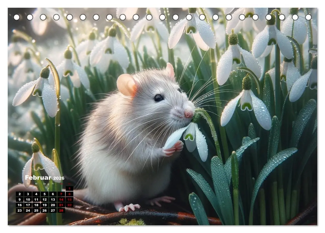 Bild: 9783457478196 | Lustige Ratten (Tischkalender 2026 DIN A5 quer), CALVENDO...