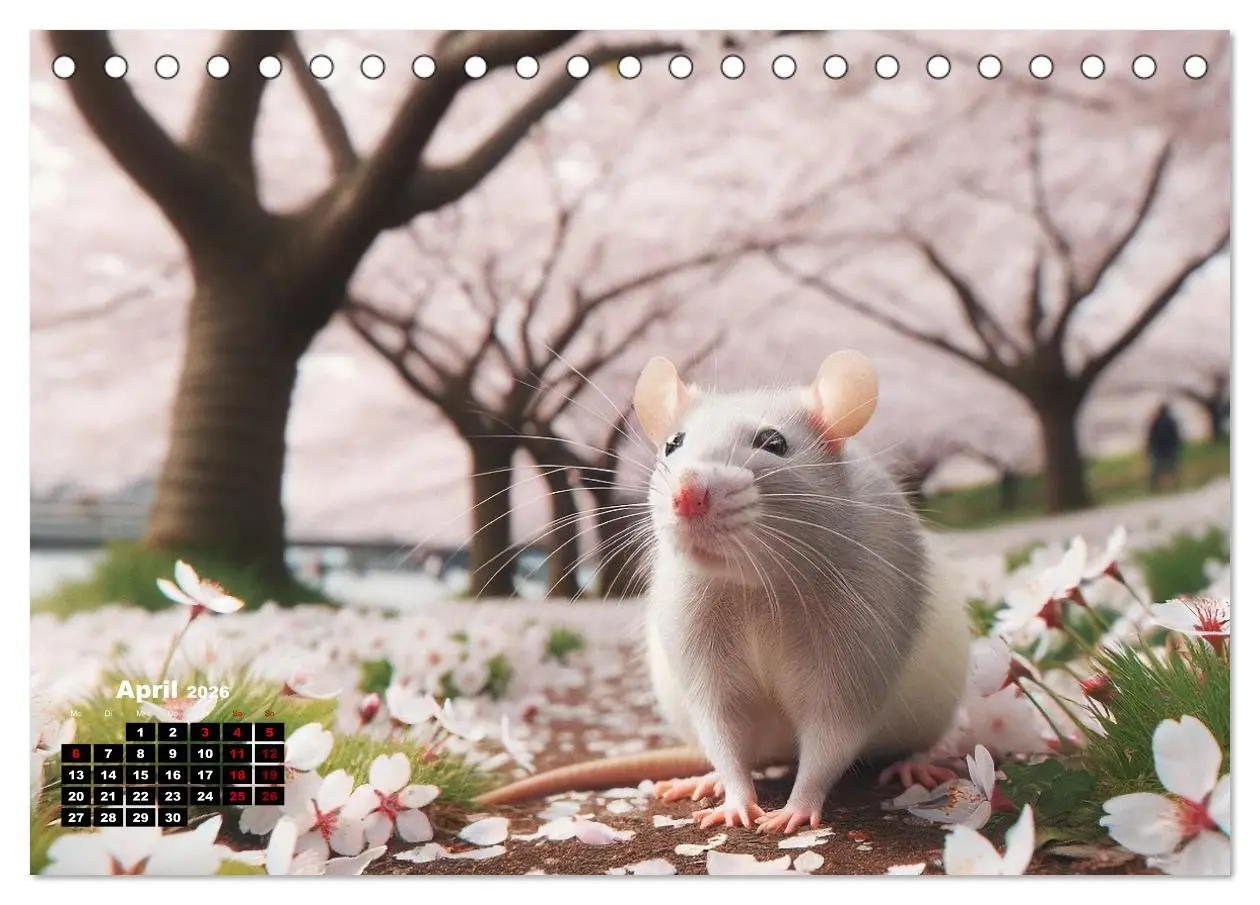 Bild: 9783457478196 | Lustige Ratten (Tischkalender 2026 DIN A5 quer), CALVENDO...