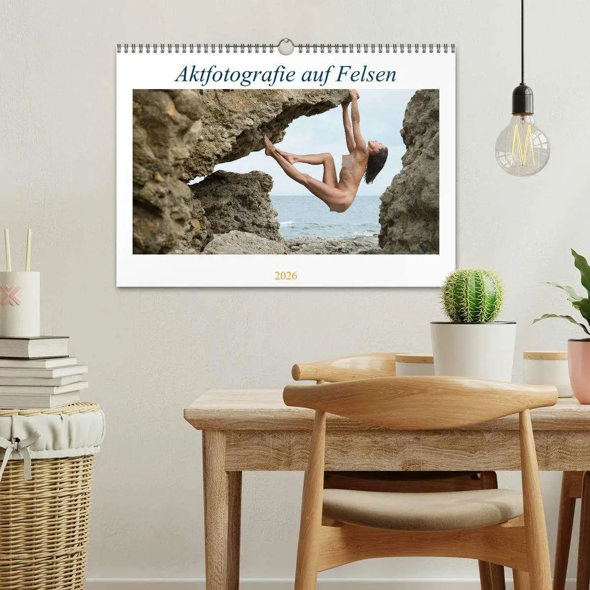 Bild: 9783457618196 | Aktfotografie auf Felsen (Wandkalender 2026 DIN A3 quer), CALVENDO...