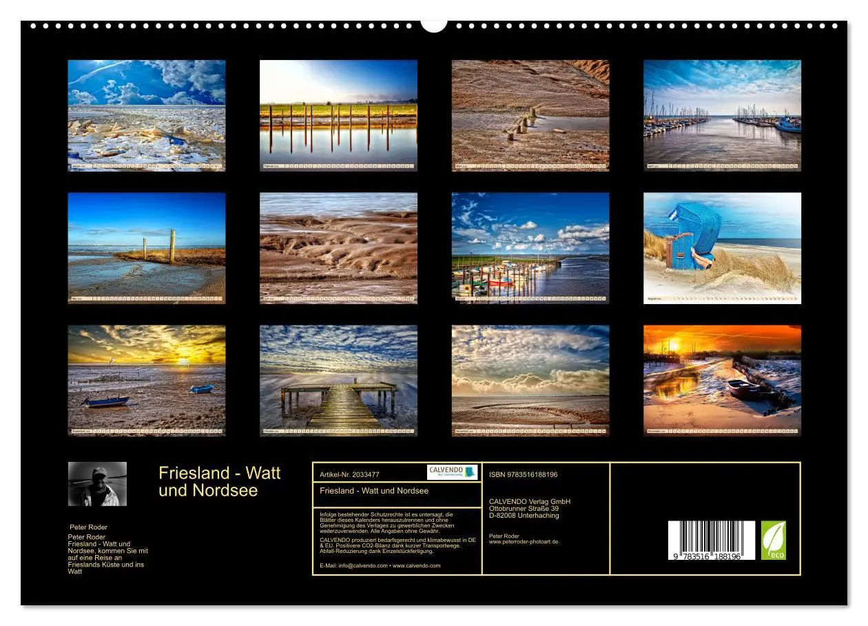 Bild: 9783516188196 | Friesland - Watt und Nordsee (hochwertiger Premium Wandkalender...
