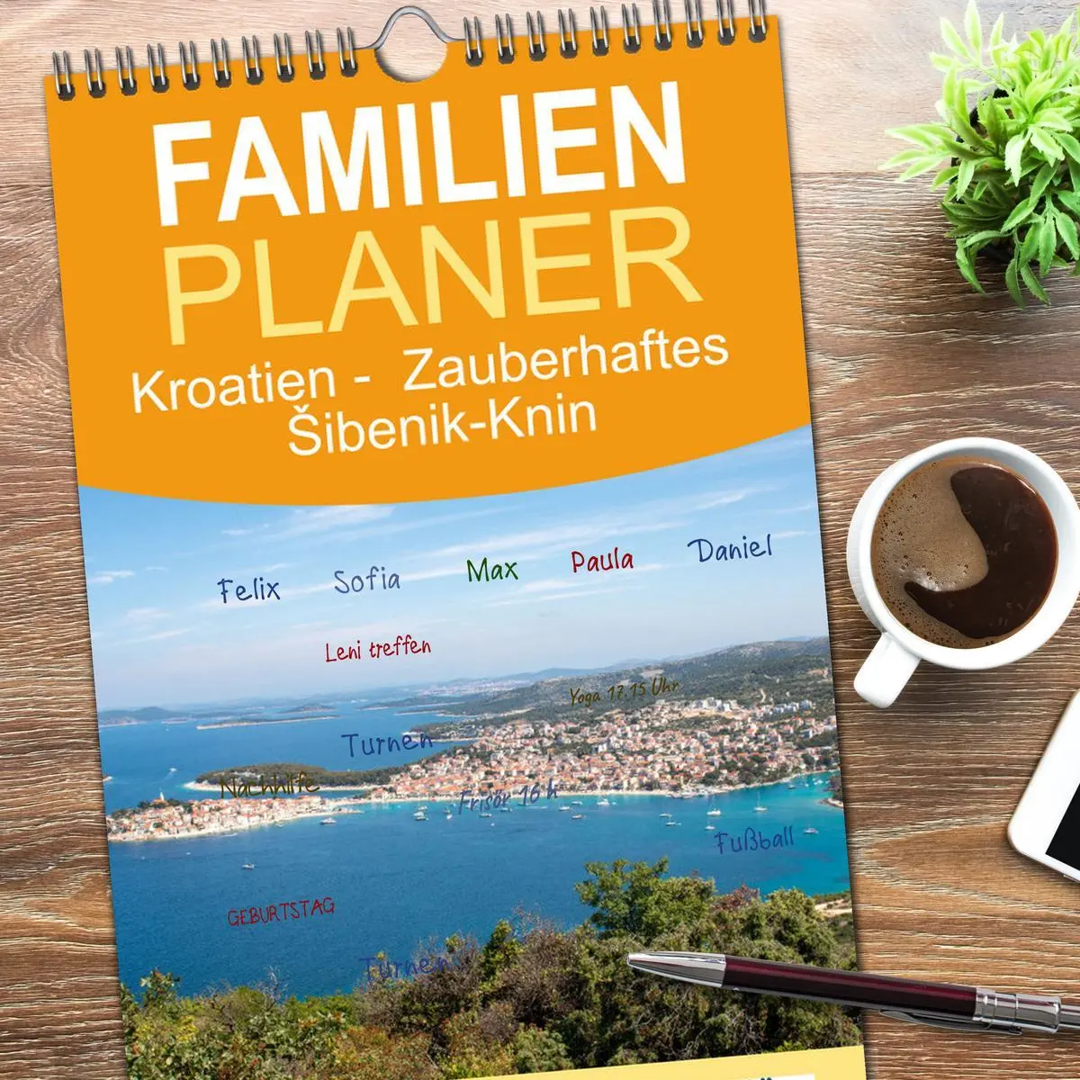 Bild: 9783516498196 | Familienplaner 2026 - Kroatien - Zauberhaftes ¿ibenik-Knin mit 5...