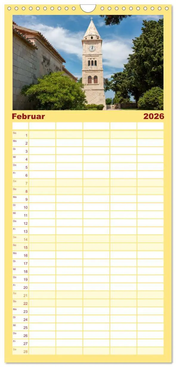 Bild: 9783516498196 | Familienplaner 2026 - Kroatien - Zauberhaftes ¿ibenik-Knin mit 5...