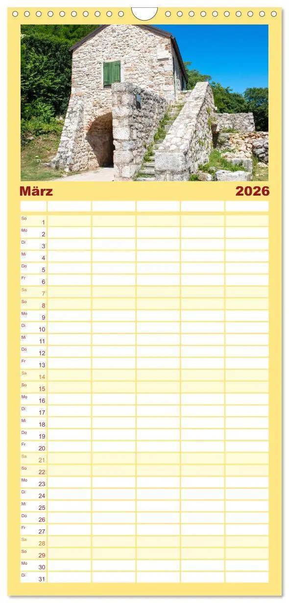 Bild: 9783516498196 | Familienplaner 2026 - Kroatien - Zauberhaftes ¿ibenik-Knin mit 5...