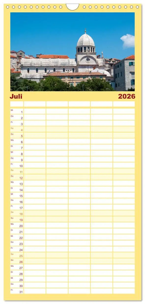 Bild: 9783516498196 | Familienplaner 2026 - Kroatien - Zauberhaftes ¿ibenik-Knin mit 5...