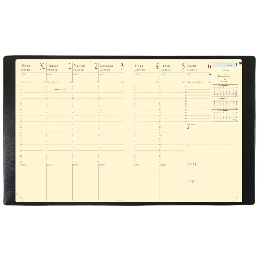 Bild: 3371010138296 | Pre Prestige Einlage 2026 | Kalendereinlage | Quo Vadis | Kalender