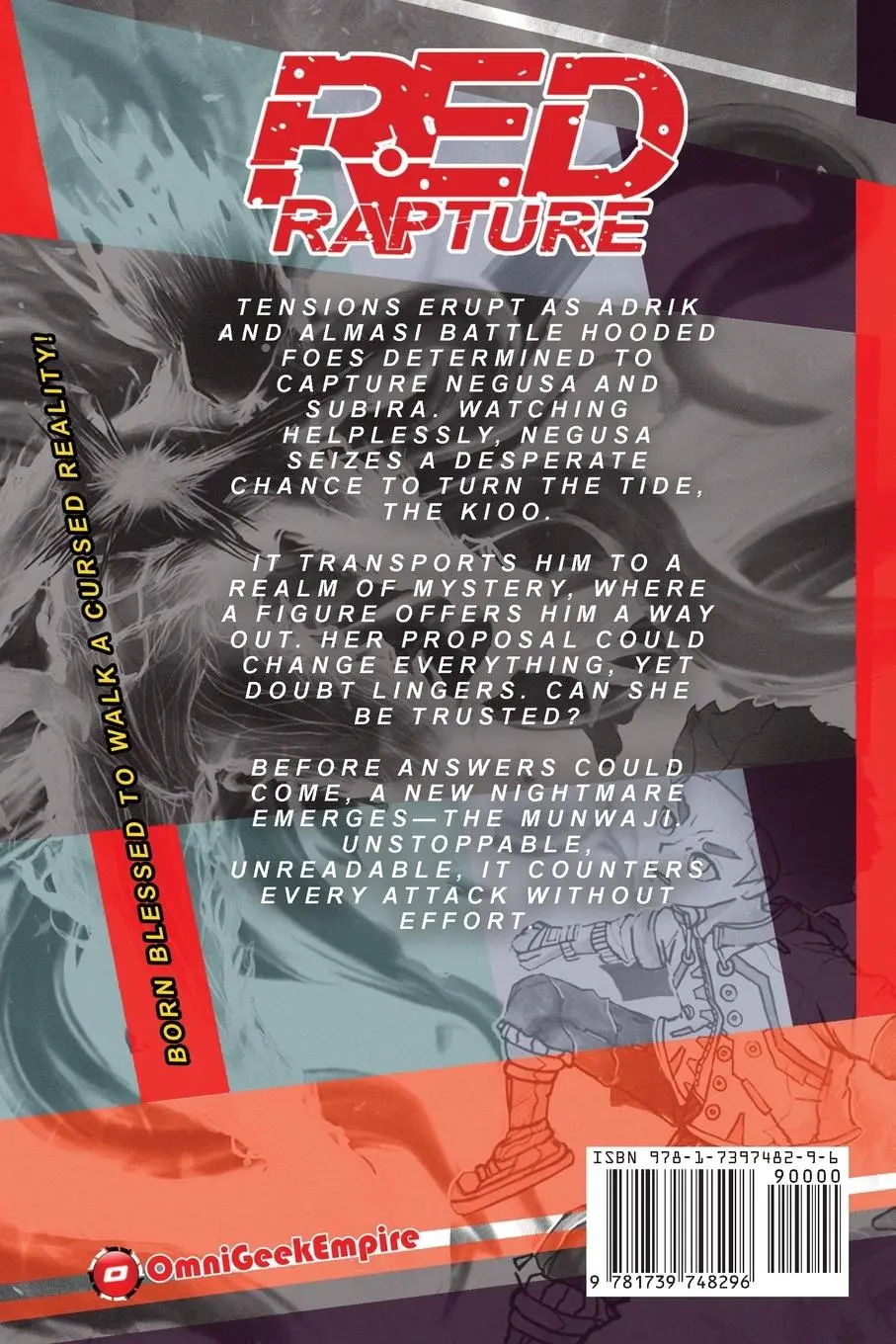 Rückseite: 9781739748296 | Red Rapture | Born Blessed To Walk A Cursed Reality! Volume #3 | A.