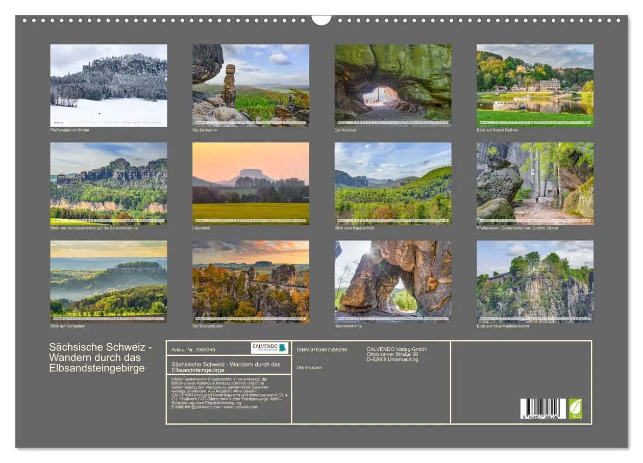 Bild: 9783457398296 | Sächsische Schweiz - Wandern durch das Elbsandsteingebirge...
