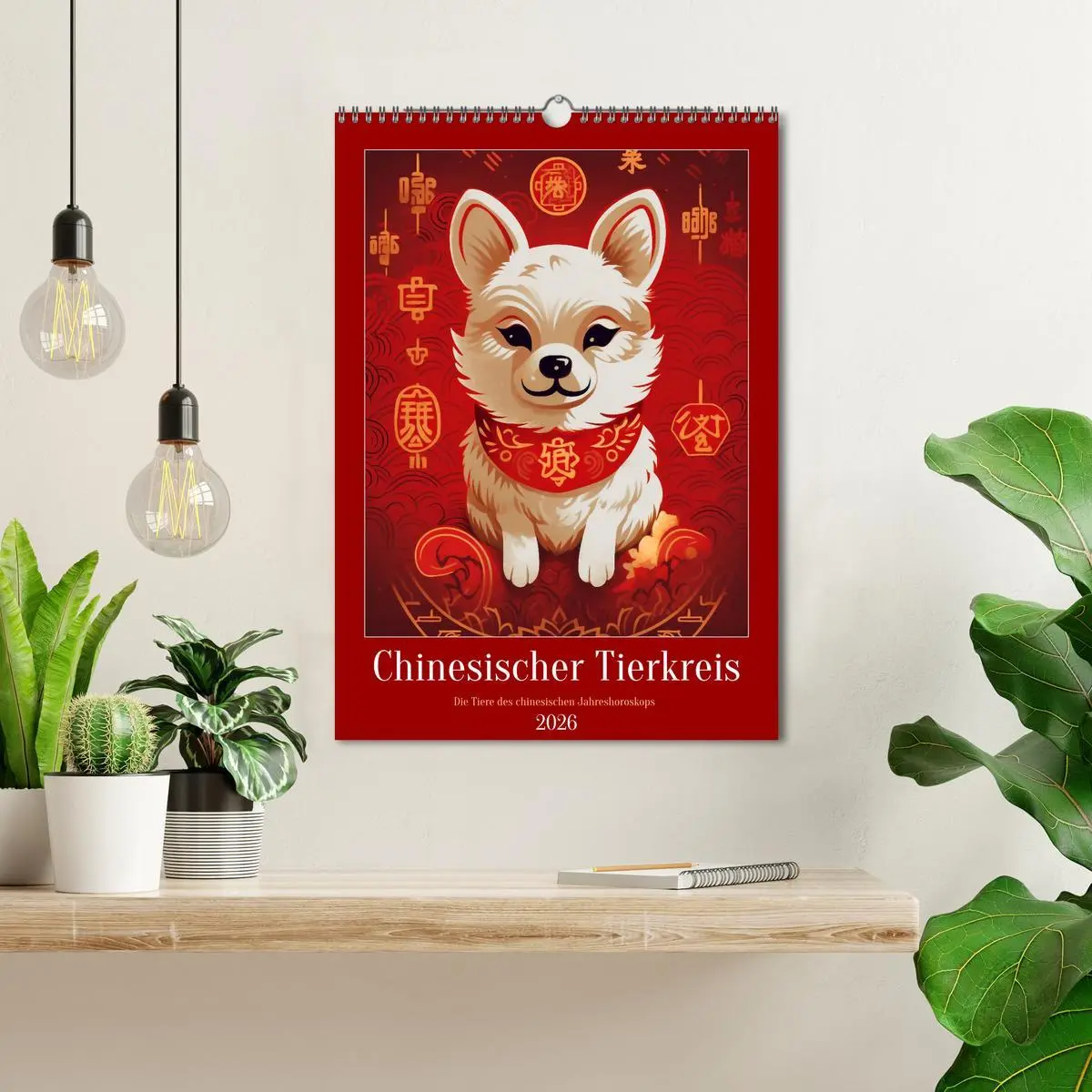 Bild: 9783516318296 | Chinesischer Tierkreis (Wandkalender 2026 DIN A3 hoch), CALVENDO...