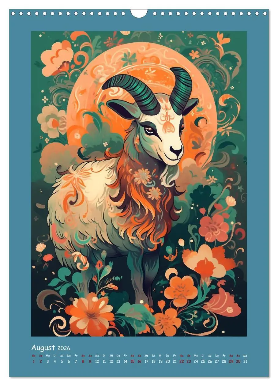Bild: 9783516318296 | Chinesischer Tierkreis (Wandkalender 2026 DIN A3 hoch), CALVENDO...