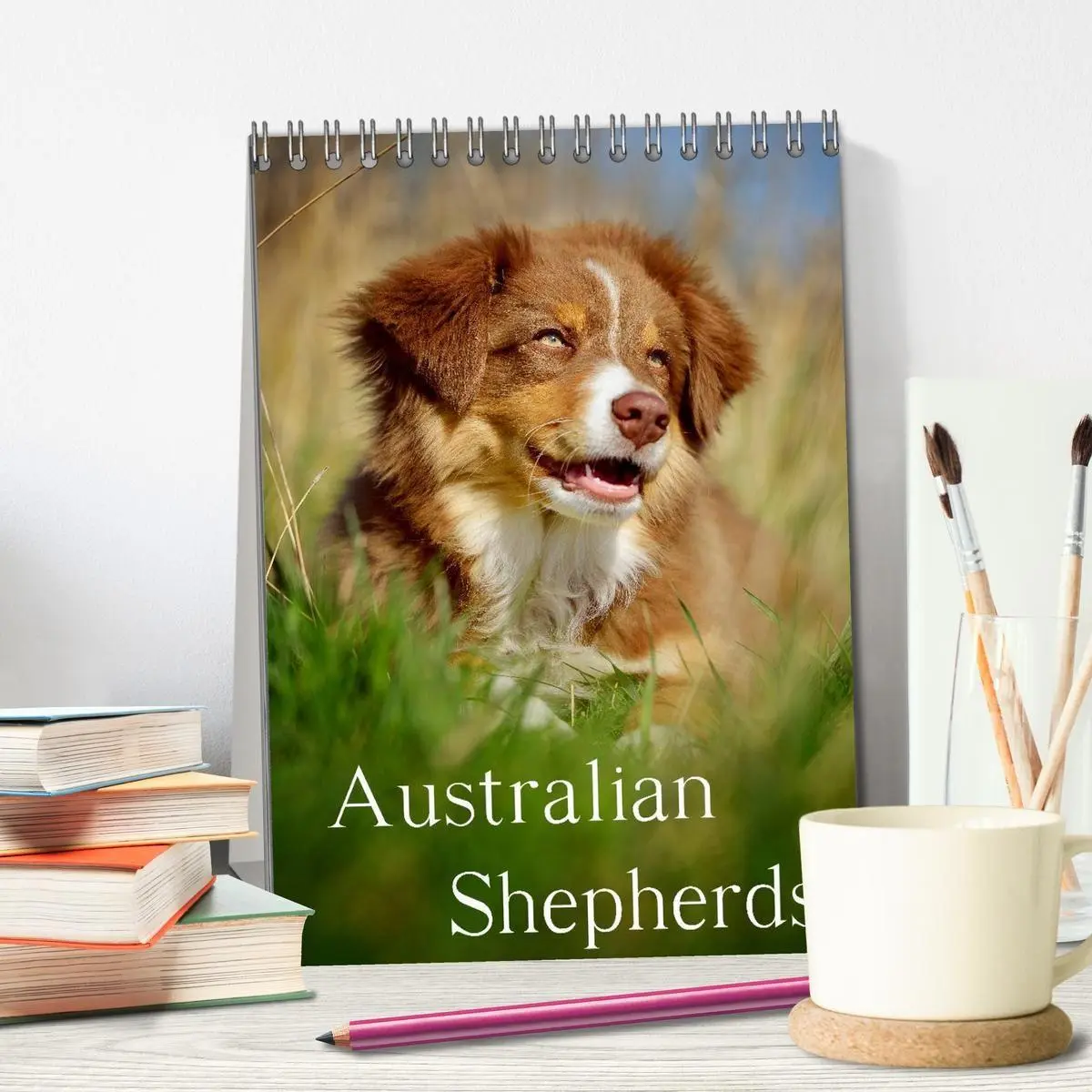 Bild: 9783594158296 | Australian Shepherds (Tischkalender 2027 DIN A5 hoch), CALVENDO...