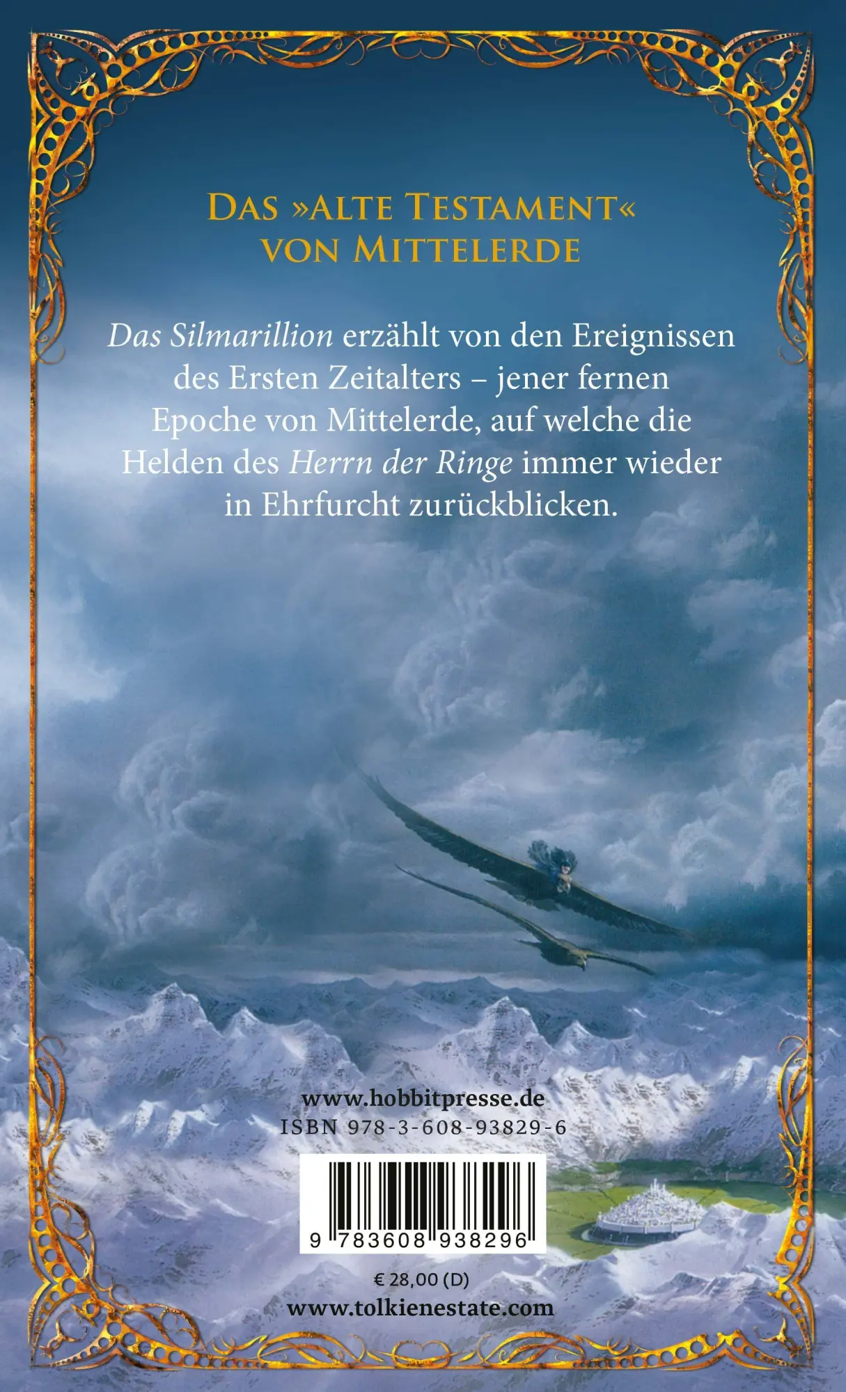 Rückseite: 9783608938296 | Das Silmarillion | J. R. R. Tolkien | Buch | 589 S. | Deutsch | 2013