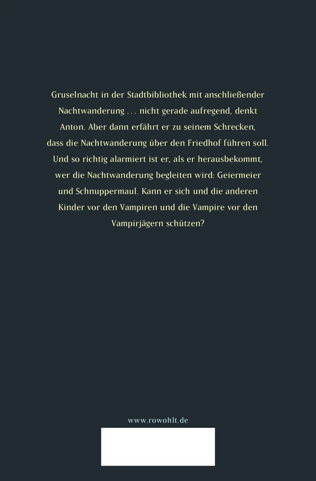 Rückseite: 9783733508296 | Der kleine Vampir und die Gruselnacht | Angela Sommer-Bodenburg | Buch