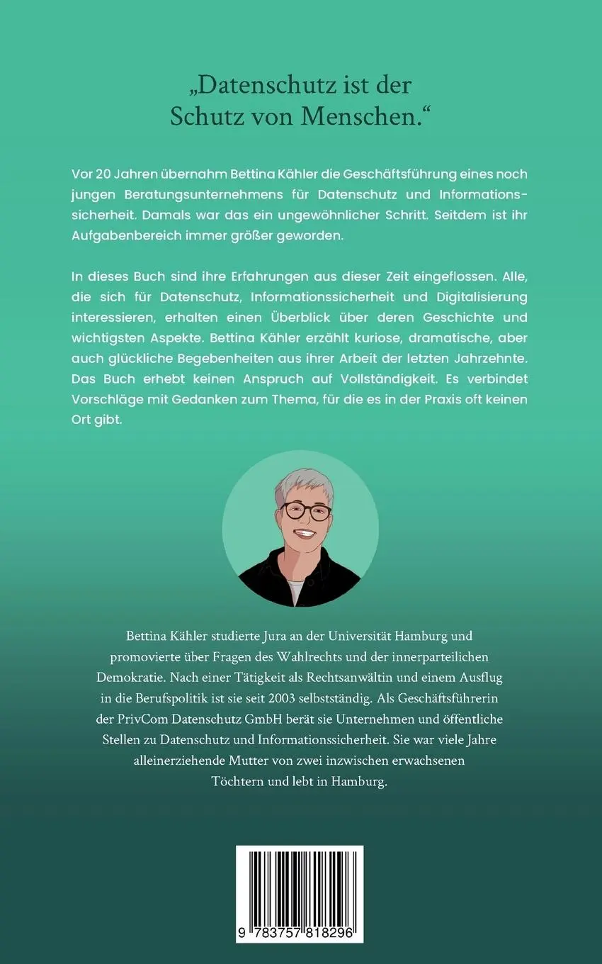 Rückseite: 9783757818296 | Nützliches Wissen über Datenschutz | Ein beratender Erfahrungsbericht