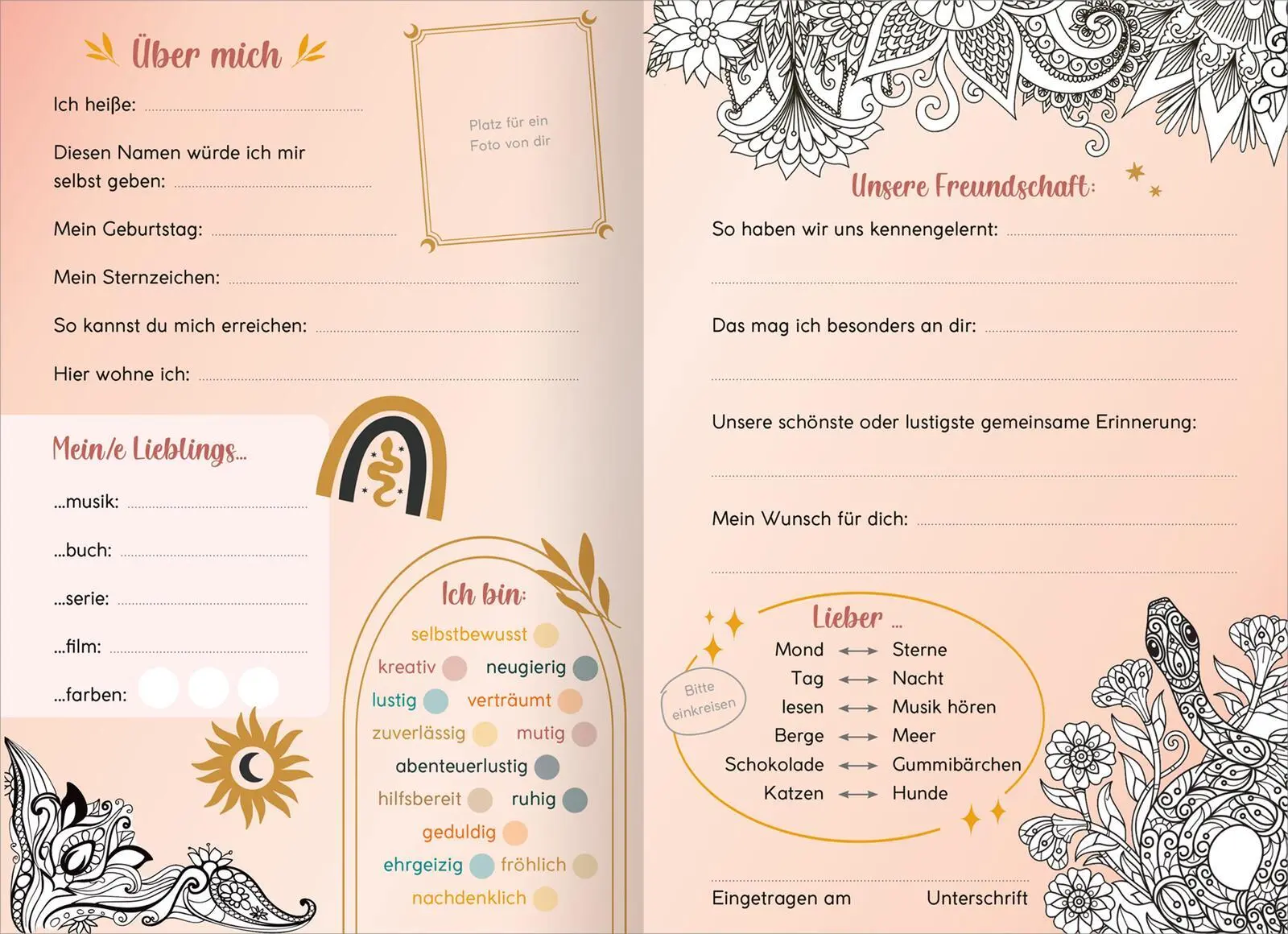 Bild: 4014489138396 | My Best Friends Freundebuch mit Magic Mandalas | Buch | 80 S. | 2025