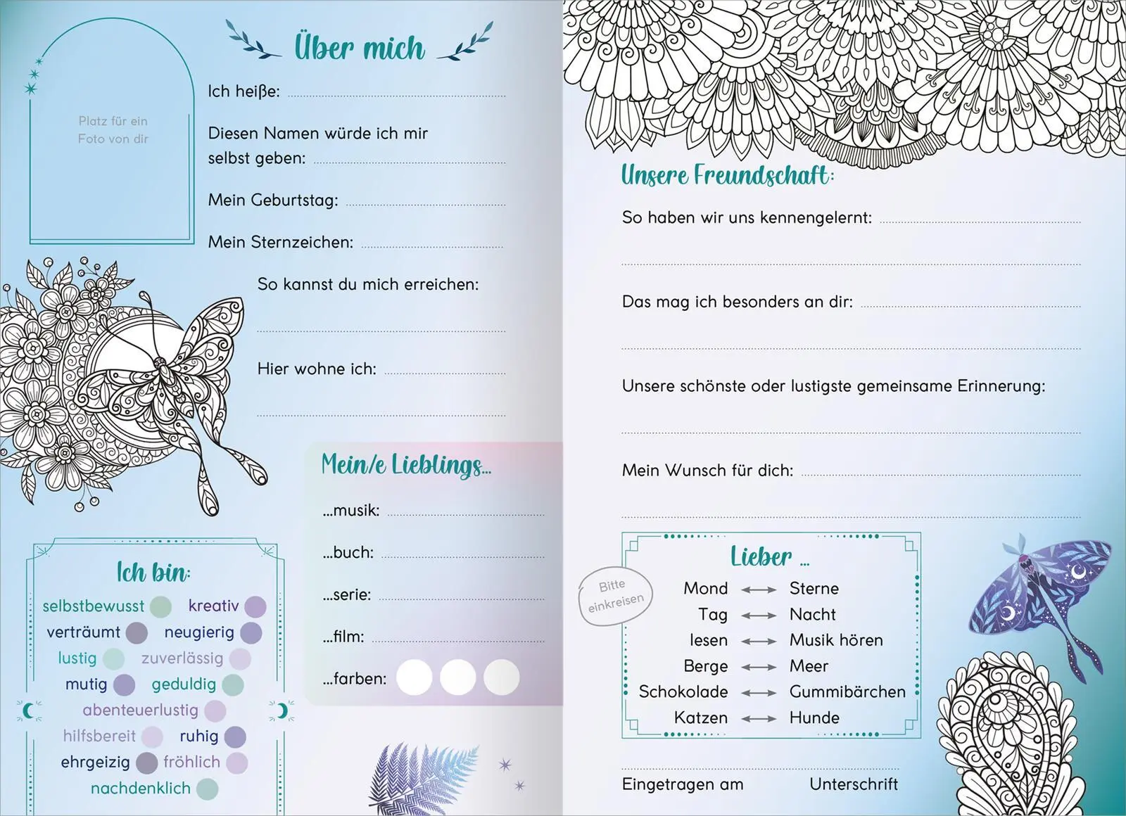 Bild: 4014489138396 | My Best Friends Freundebuch mit Magic Mandalas | Buch | 80 S. | 2025