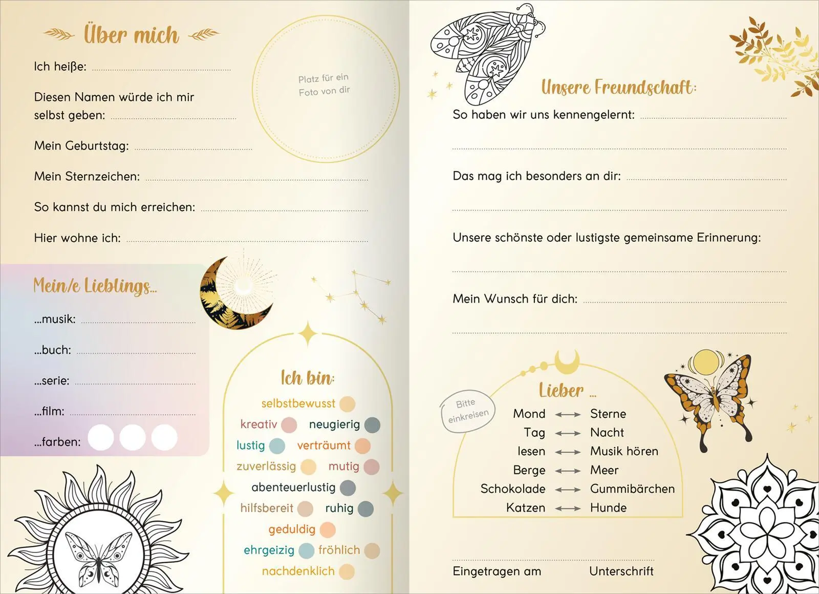 Bild: 4014489138396 | My Best Friends Freundebuch mit Magic Mandalas | Buch | 80 S. | 2025
