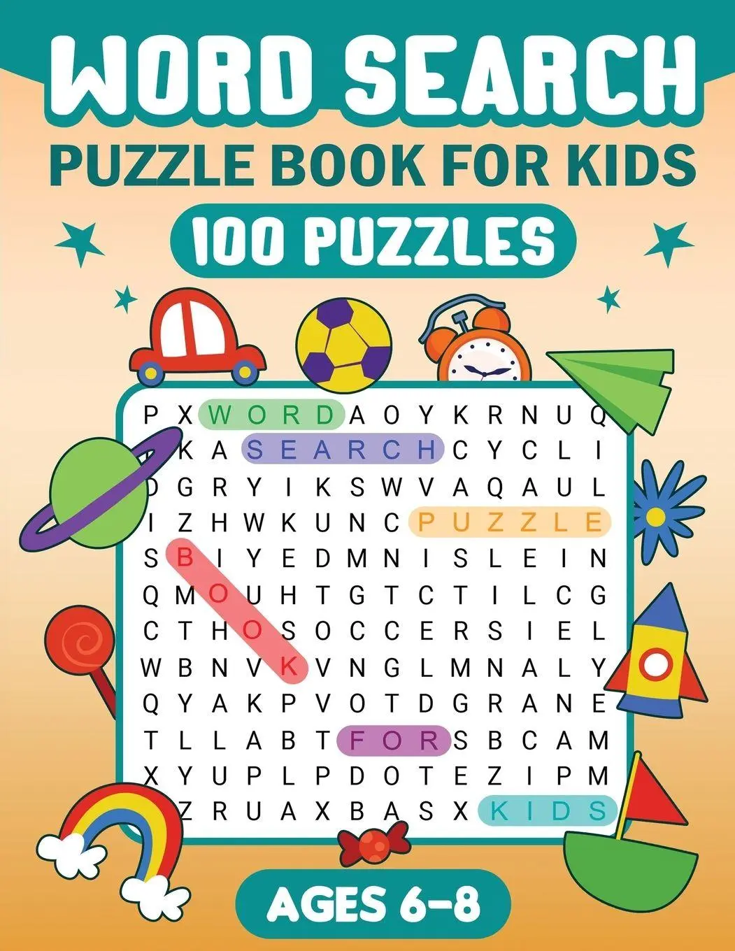Cover: 9781998058396 | Word Search Puzzle Book for Kids | Fairyland Books | Taschenbuch