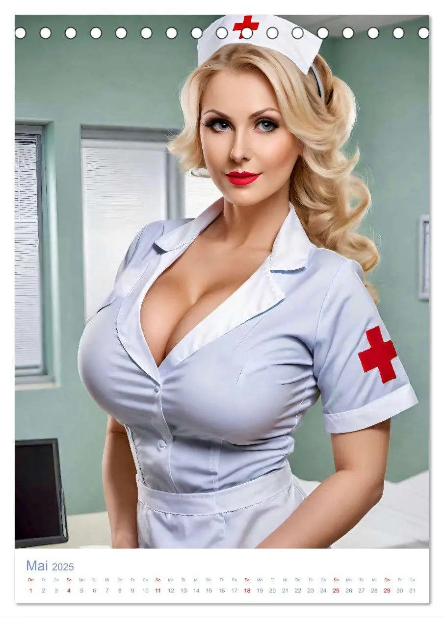 Bild: 9783383968396 | Sexy Schwestern (Tischkalender 2025 DIN A5 hoch), CALVENDO...