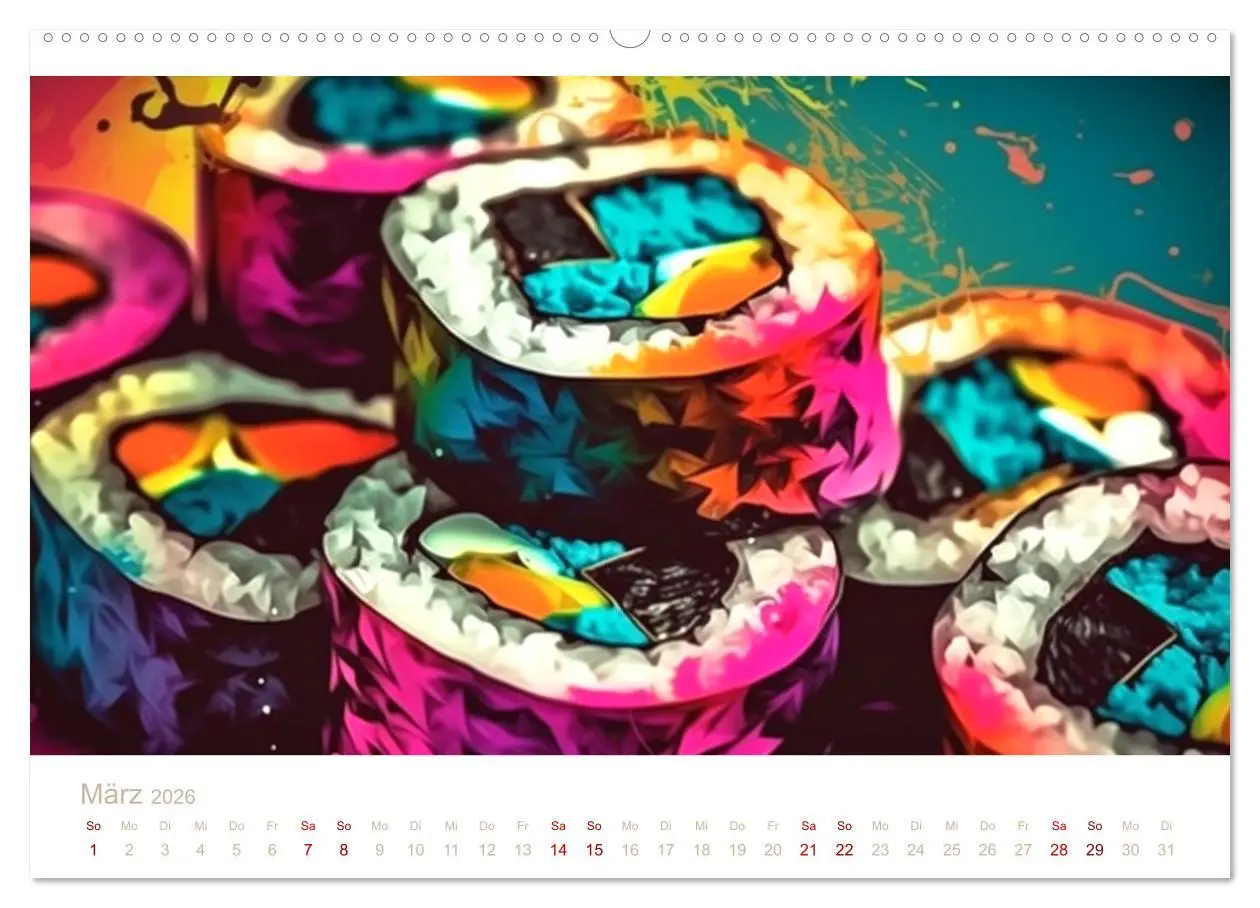 Bild: 9783457528396 | FAST FOOD KUNST (hochwertiger Premium Wandkalender 2026 DIN A2...