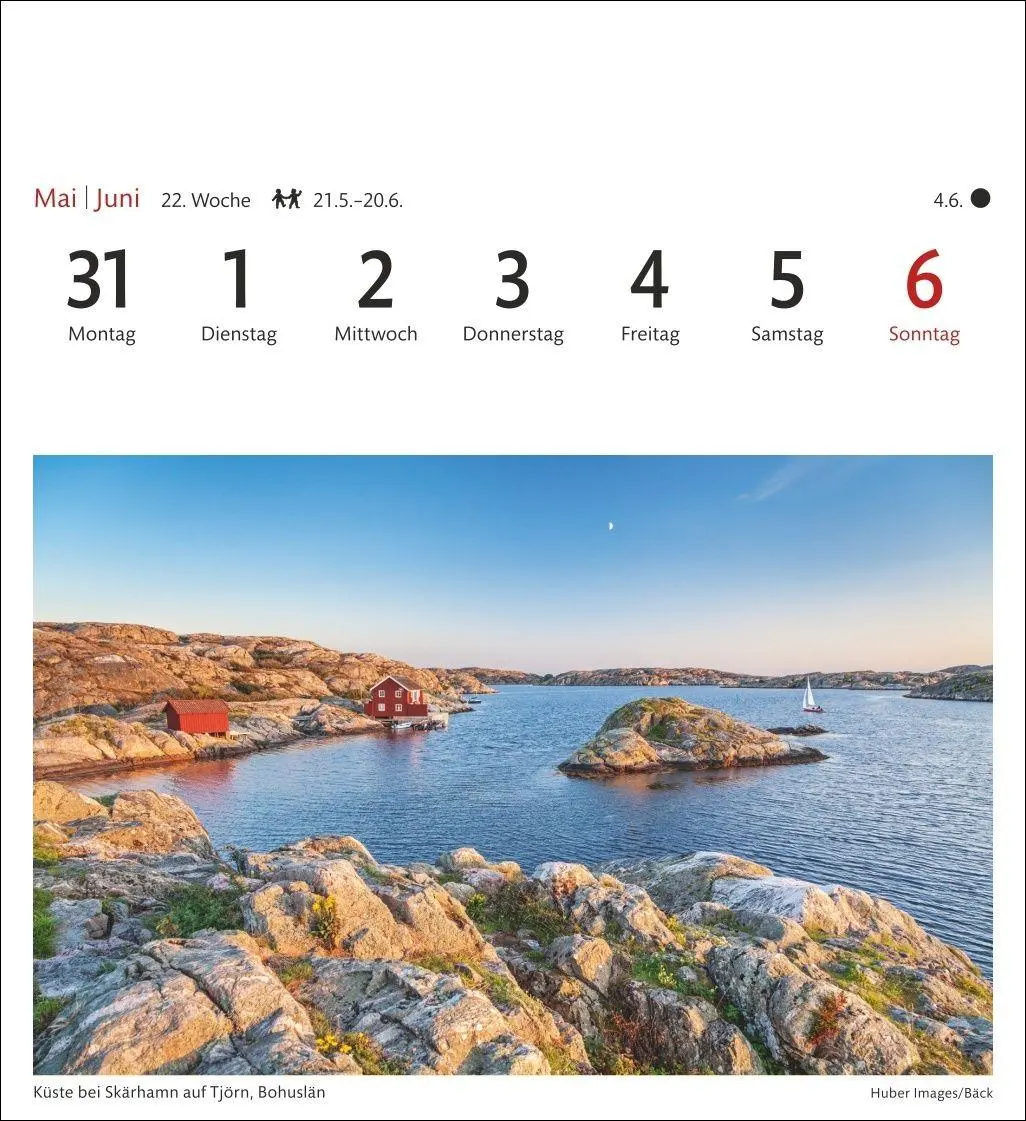 Bild: 9783840038396 | Schweden Sehnsuchtskalender 2027 - Wochenkalender mit 53 Postkarten