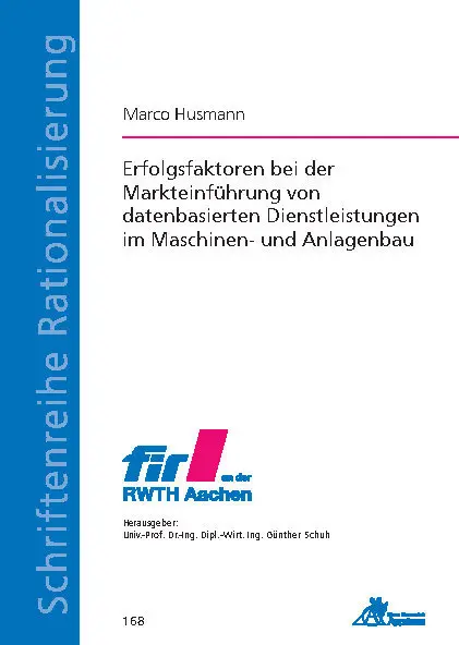 Cover: 9783863598396 | Erfolgsfaktoren bei der Markteinführung von datenbasierten...