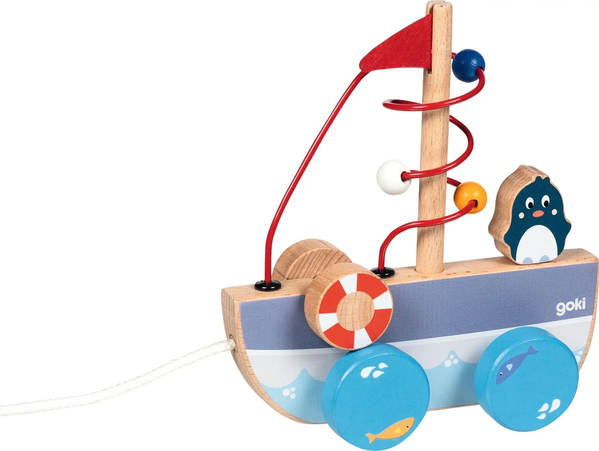Cover: 4013594548496 | Ziehschiff Ahoi mit Motorikschleife | Spielzeug | 54849 | Deutsch