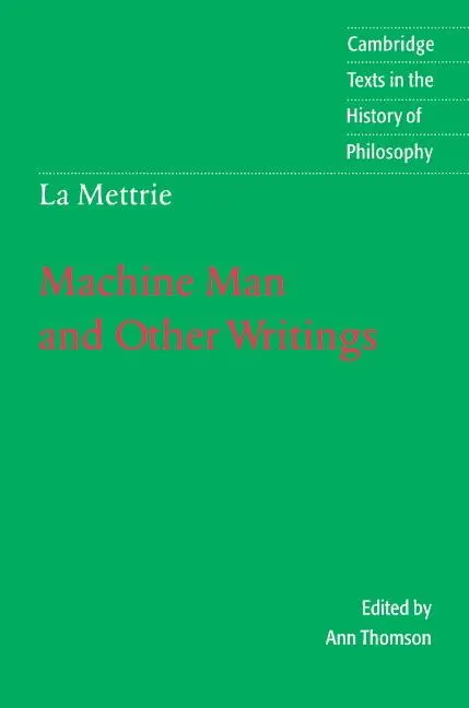 Cover: 9780521478496 | La Mettrie | Machine Man and Other Writings | Mettrie | Taschenbuch