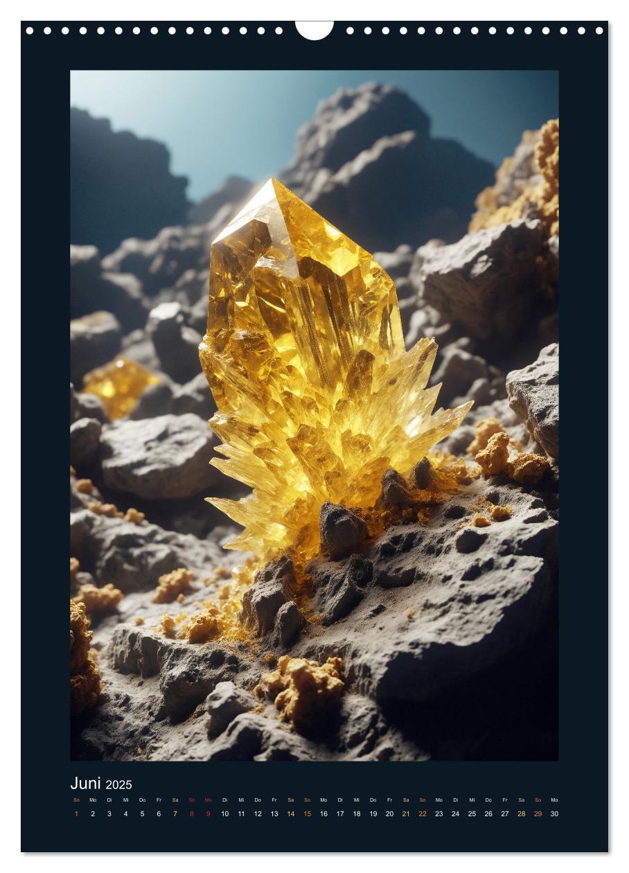Bild: 9783457138496 | Fantastische Mineralien - Geheimnisvolle Schätze (Wandkalender 2025...