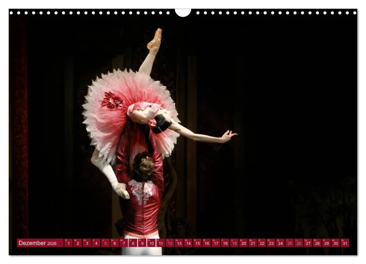 Bild: 9783457688496 | Ballett Bühne (Wandkalender 2026 DIN A3 quer), CALVENDO Monatskalender