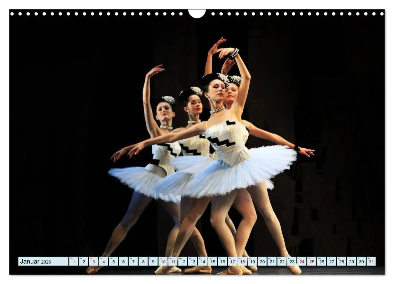 Bild: 9783457688496 | Ballett Bühne (Wandkalender 2026 DIN A3 quer), CALVENDO Monatskalender