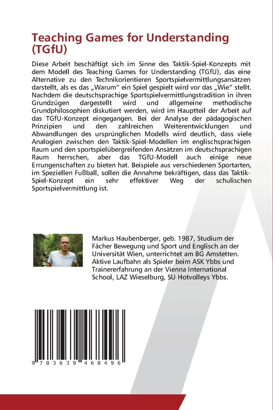 Rückseite: 9783639468496 | Teaching Games for Understanding (TGfU) | Markus Haubenberger | Buch
