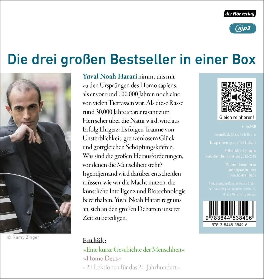 Bild: 9783844538496 | Der große Harari | Yuval Noah Harari | MP3 | Deutsch | 2020