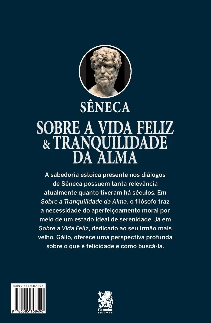 Rückseite: 9786585168496 | Sobre a Vida Feliz &amp; Tranquilidade da Alma | Sêneca | Taschenbuch