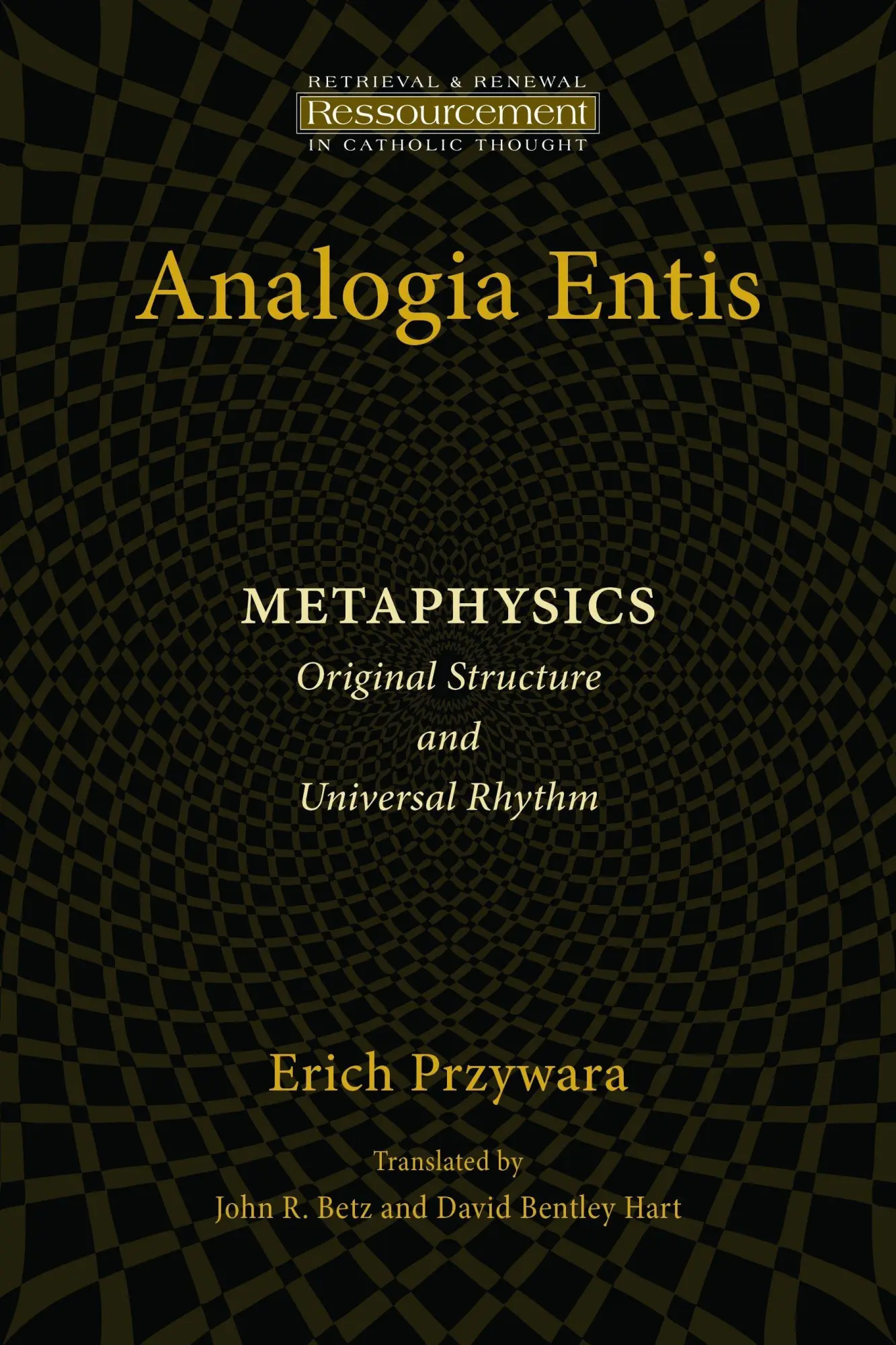Cover: 9780802868596 | Analogia Entis | Metaphysics : Original Structure and Universal Rhythm