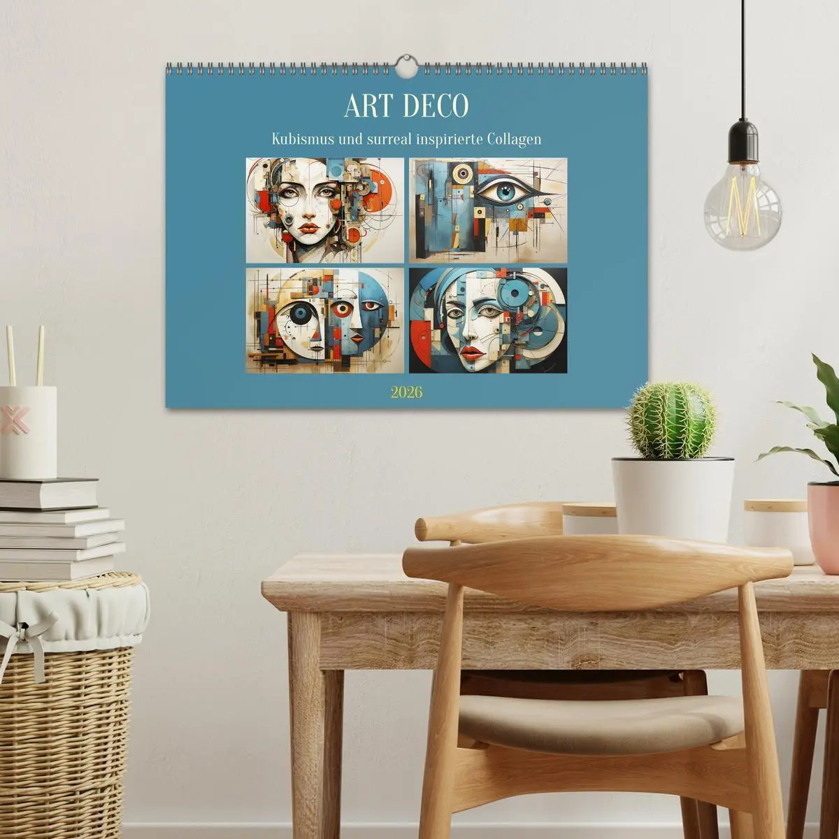 Bild: 9783457508596 | Art Deco. Kubismus und surreal inspirierte Collagen (Wandkalender...