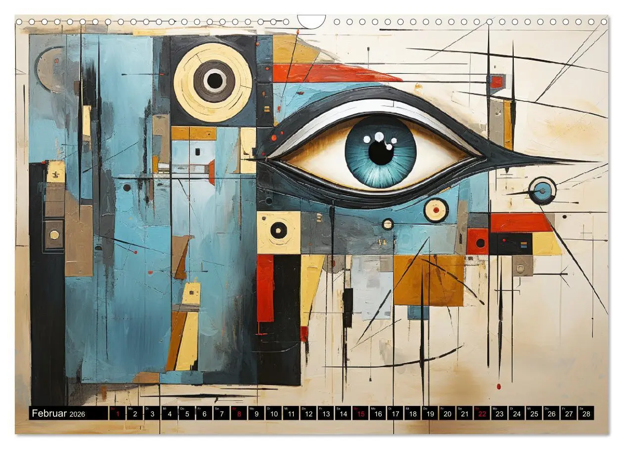 Bild: 9783457508596 | Art Deco. Kubismus und surreal inspirierte Collagen (Wandkalender...