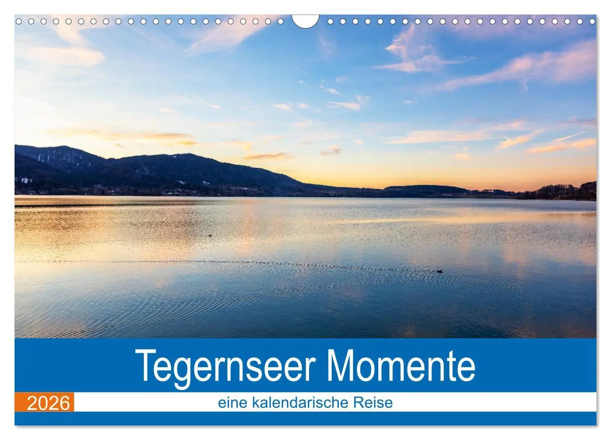 Cover: 9783457678596 | Tegernseer Momente (Wandkalender 2026 DIN A3 quer), CALVENDO...