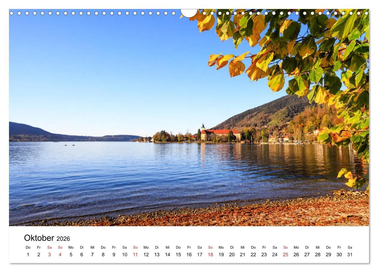 Bild: 9783457678596 | Tegernseer Momente (Wandkalender 2026 DIN A3 quer), CALVENDO...