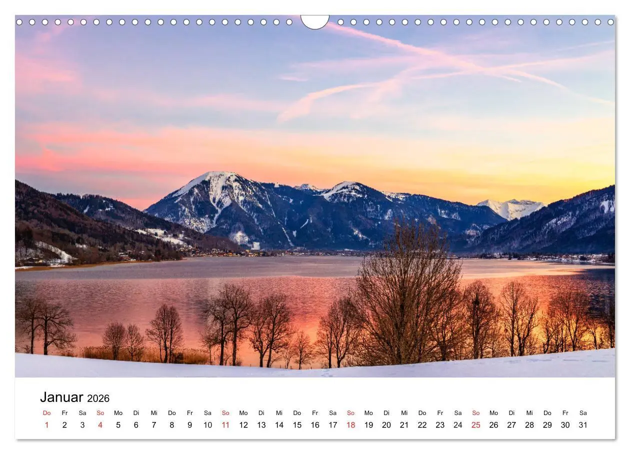 Bild: 9783457678596 | Tegernseer Momente (Wandkalender 2026 DIN A3 quer), CALVENDO...