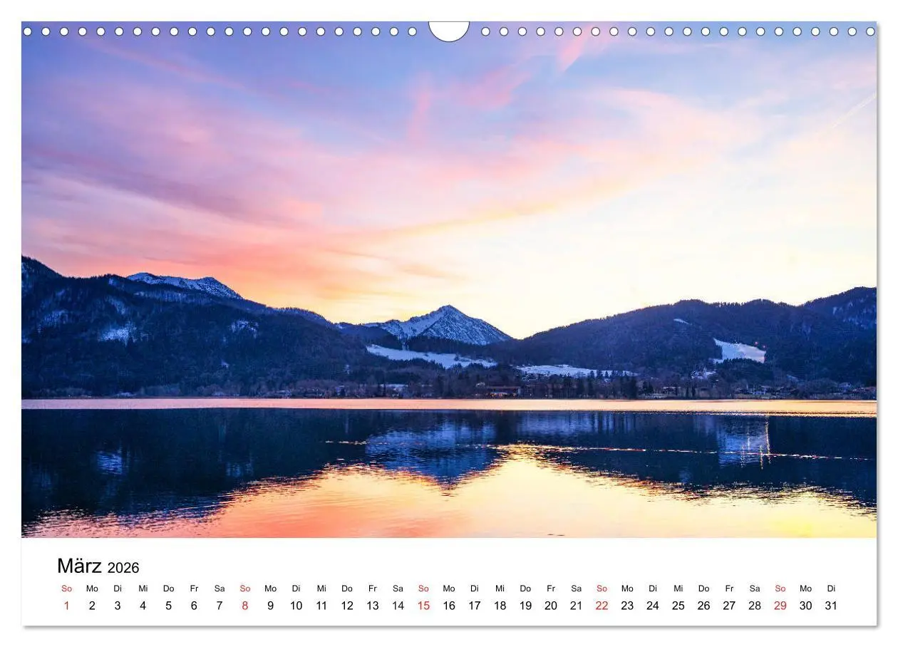 Bild: 9783457678596 | Tegernseer Momente (Wandkalender 2026 DIN A3 quer), CALVENDO...