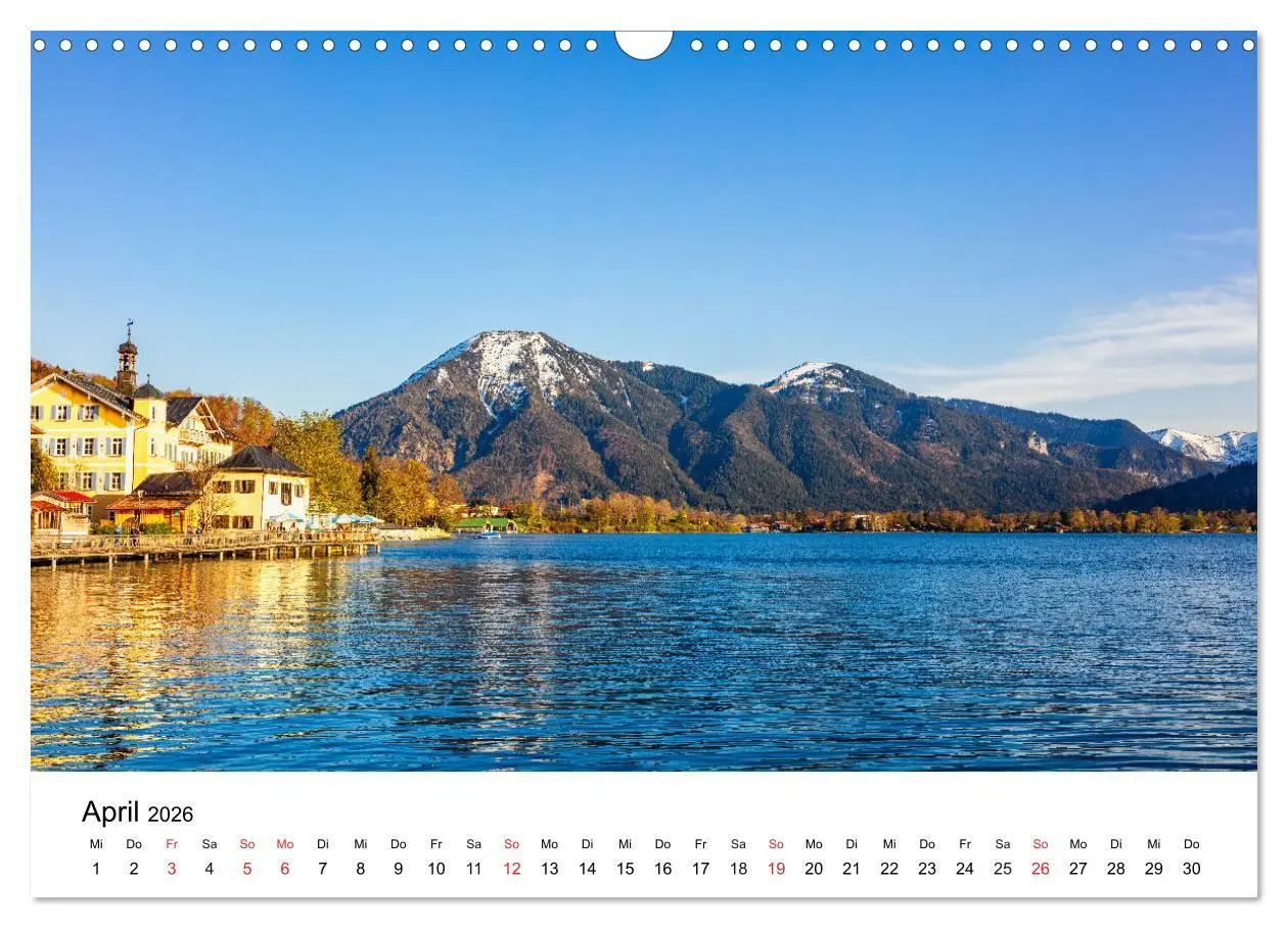 Bild: 9783457678596 | Tegernseer Momente (Wandkalender 2026 DIN A3 quer), CALVENDO...