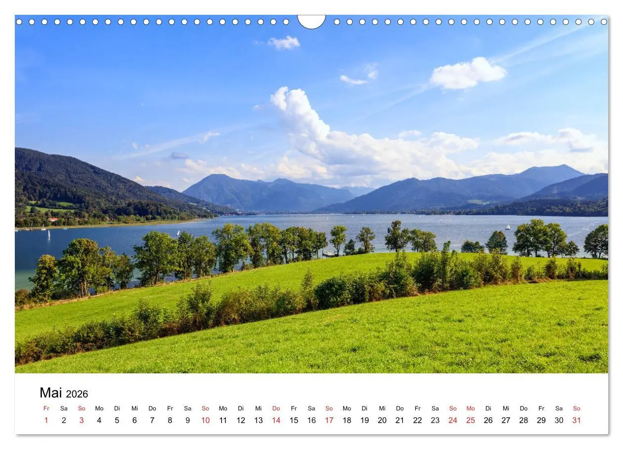 Bild: 9783457678596 | Tegernseer Momente (Wandkalender 2026 DIN A3 quer), CALVENDO...