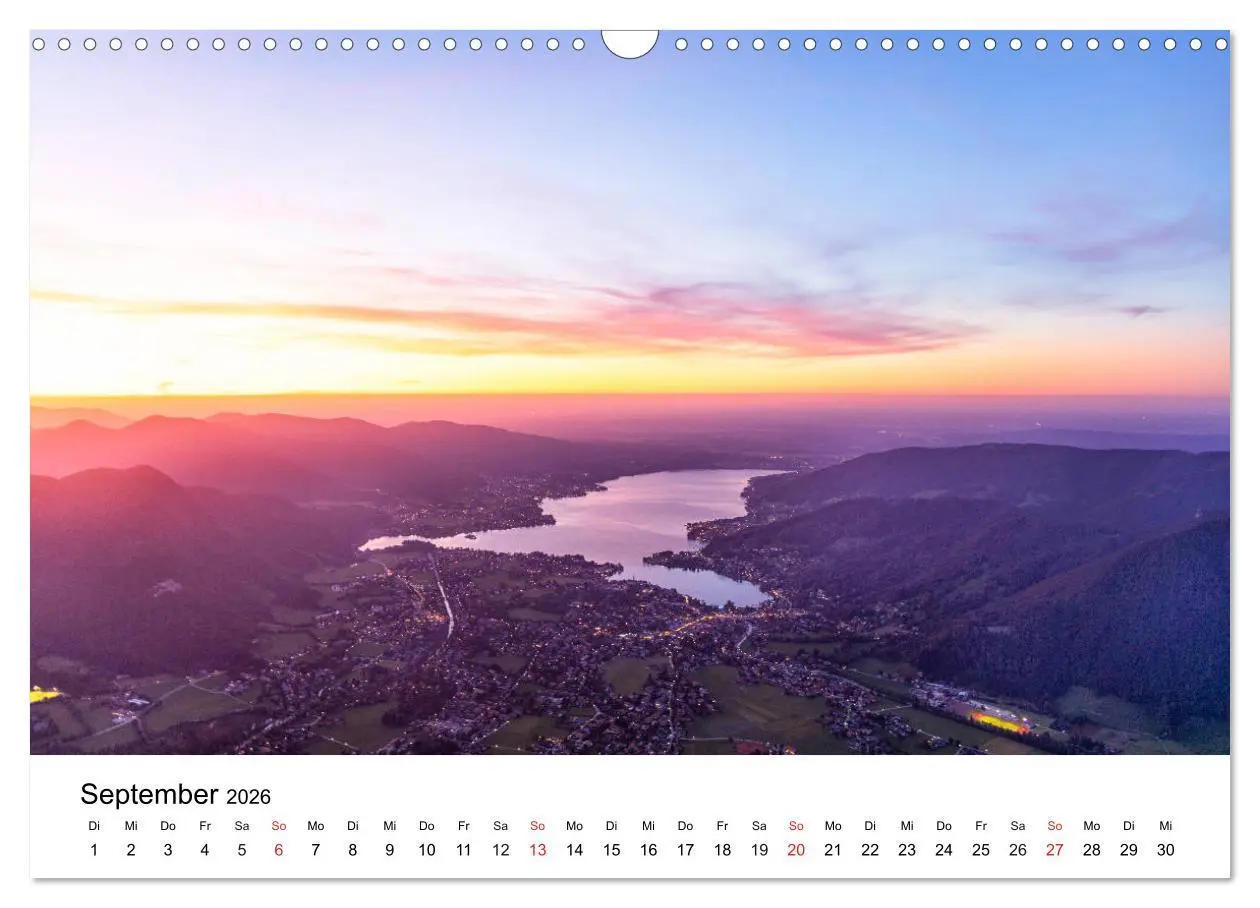 Bild: 9783457678596 | Tegernseer Momente (Wandkalender 2026 DIN A3 quer), CALVENDO...