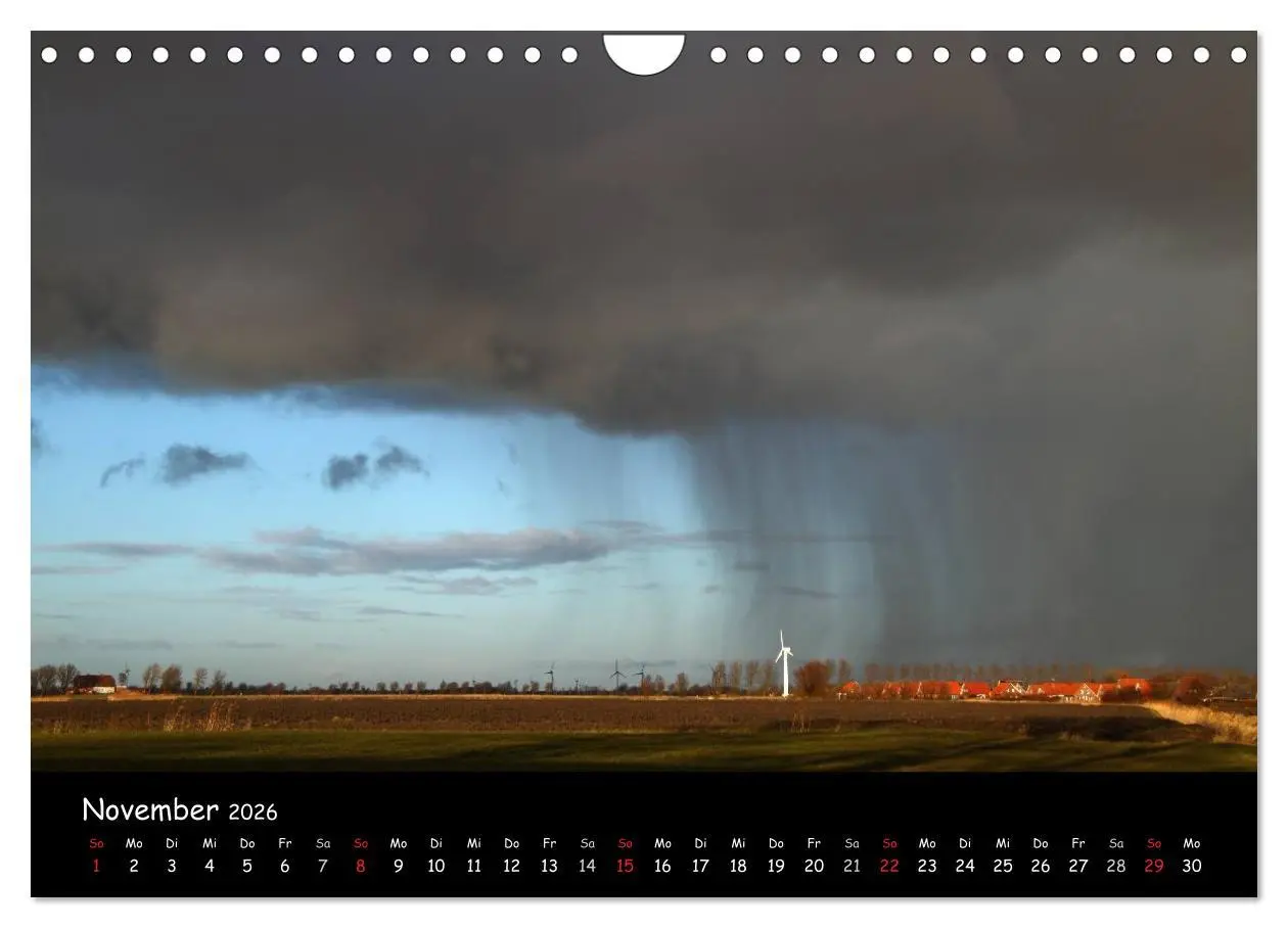 Bild: 9783516148596 | Ostfriesland - Land und Wetter (Wandkalender 2026 DIN A4 quer),...