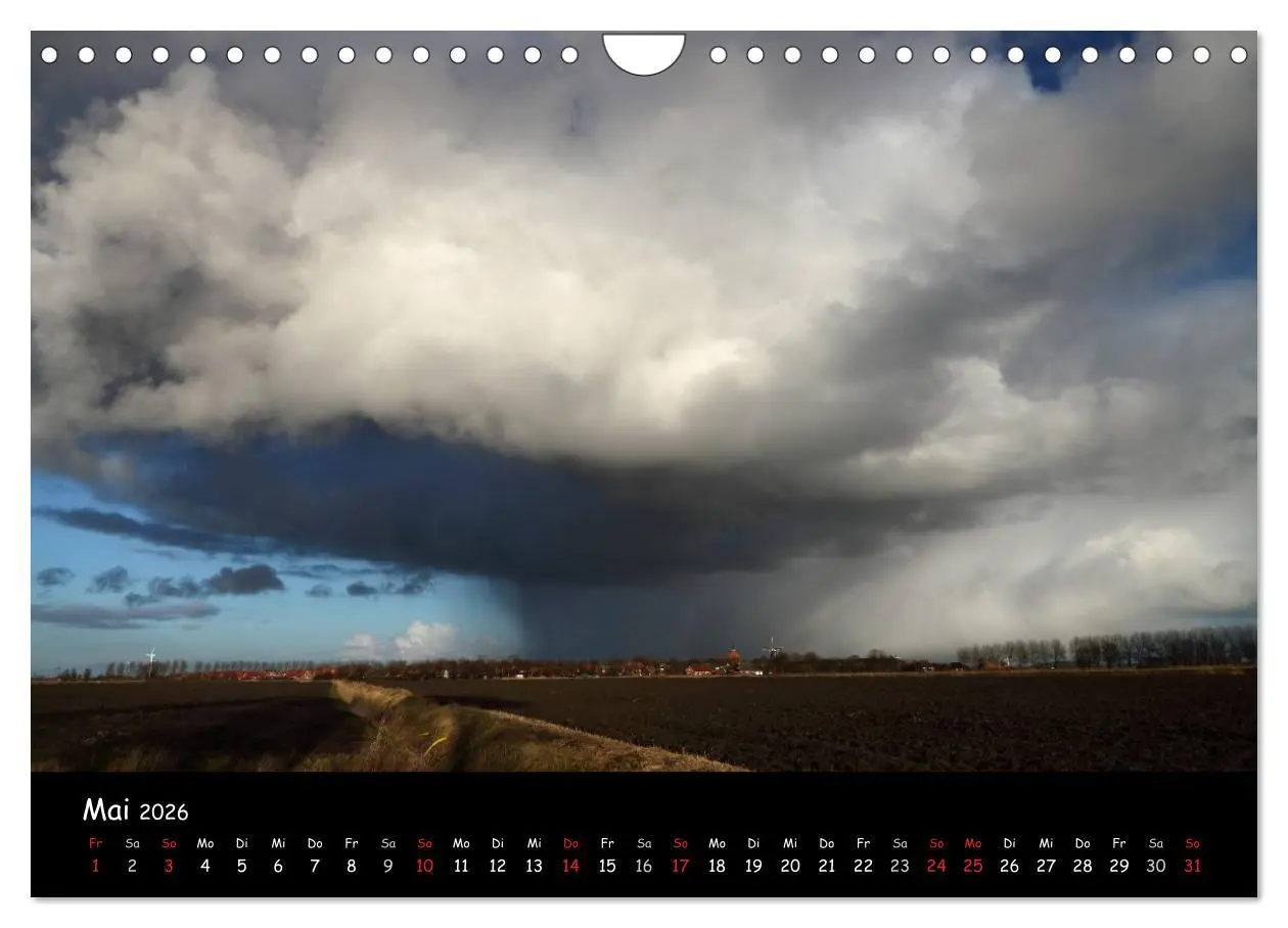 Bild: 9783516148596 | Ostfriesland - Land und Wetter (Wandkalender 2026 DIN A4 quer),...