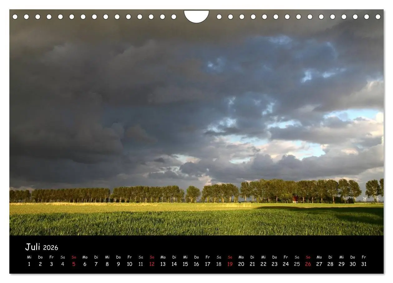 Bild: 9783516148596 | Ostfriesland - Land und Wetter (Wandkalender 2026 DIN A4 quer),...