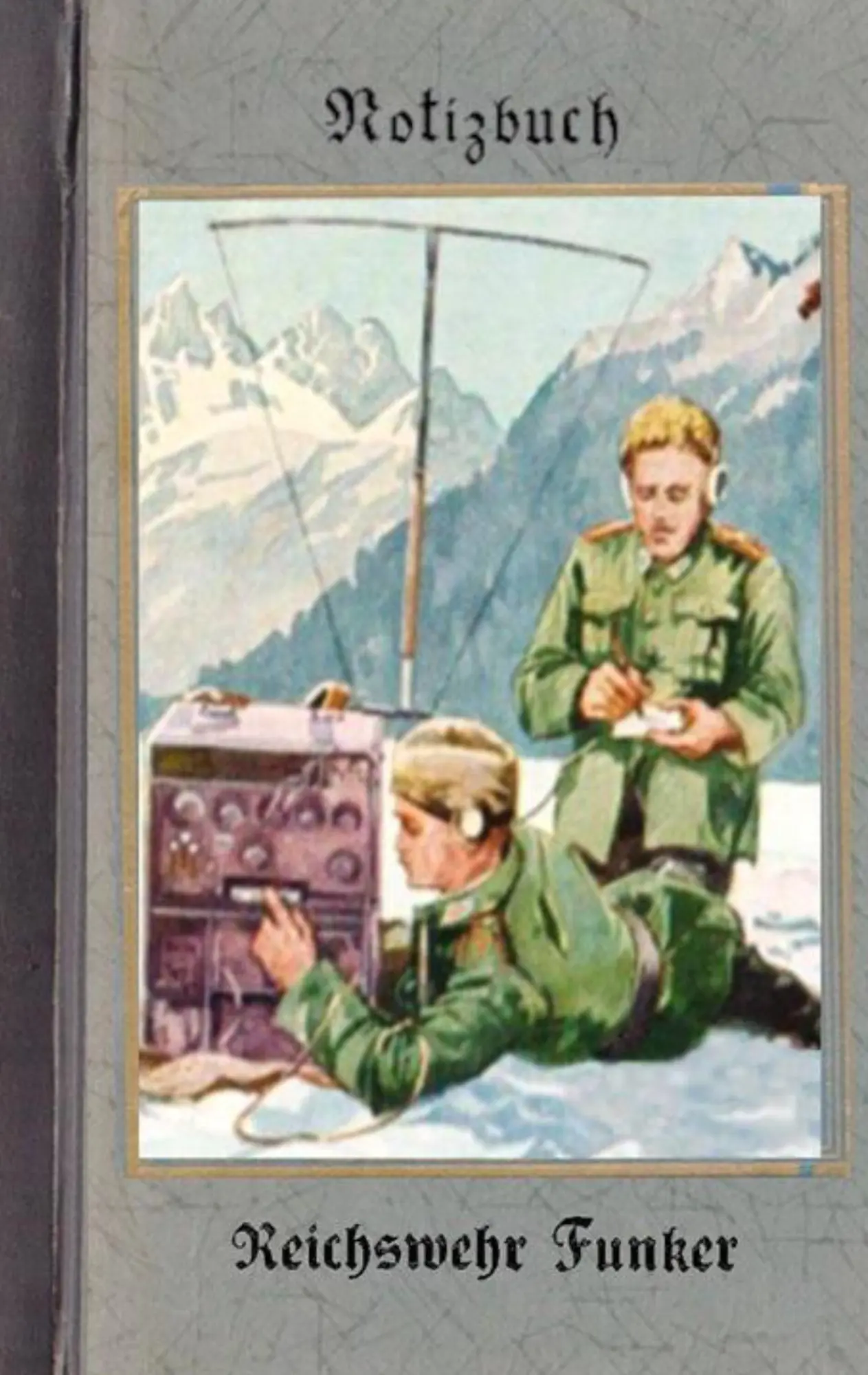 Cover: 9783837078596 | Vintage Historical Art Notebook: Reichswehr Funker (Notizbuch) | Buch